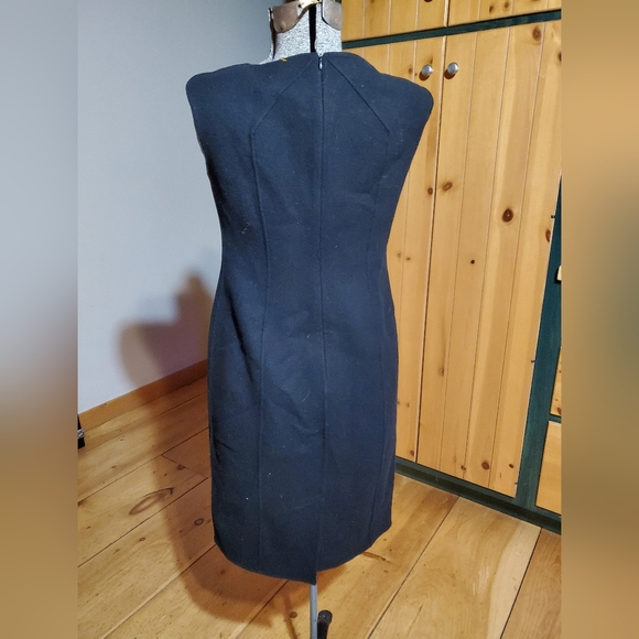 Black wool Talbots dress - Picture 2 of 6